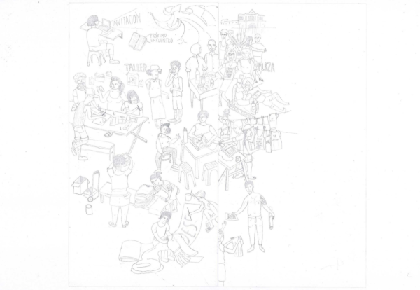 D15 Serigrafistas queer drawing 2016 ASK Archivo Serigrafistas Kuir courtesy Serigrafistas queer WEB 2048x1411