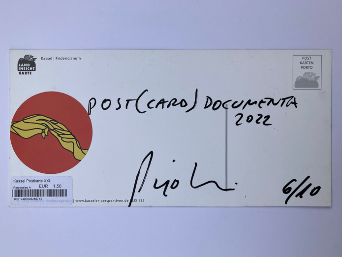Dan Perjovschi Post Card Documenta 06 02 documenta15 ruangrupa contemporary art photo by feydrea vialista