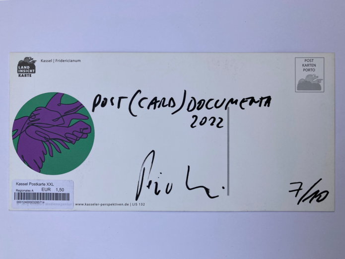 Dan Perjovschi Post Card Documenta 07 02 documenta15 ruangrupa contemporary art photo by feydrea vialista