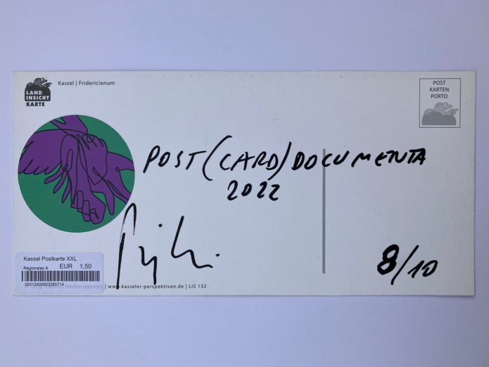 Dan Perjovschi Post Card Documenta 08 02 documenta15 ruangrupa contemporary art photo by feydrea vialista