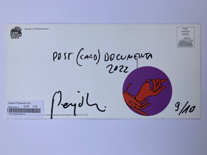 Dan Perjovschi Post Card Documenta 09 02 documenta15 ruangrupa contemporary art photo by feydrea vialista