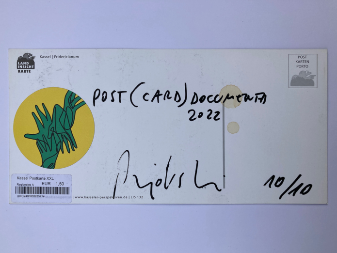 Dan Perjovschi Post Card Documenta 10 02 documenta15 ruangrupa contemporary art photo by feydrea vialista