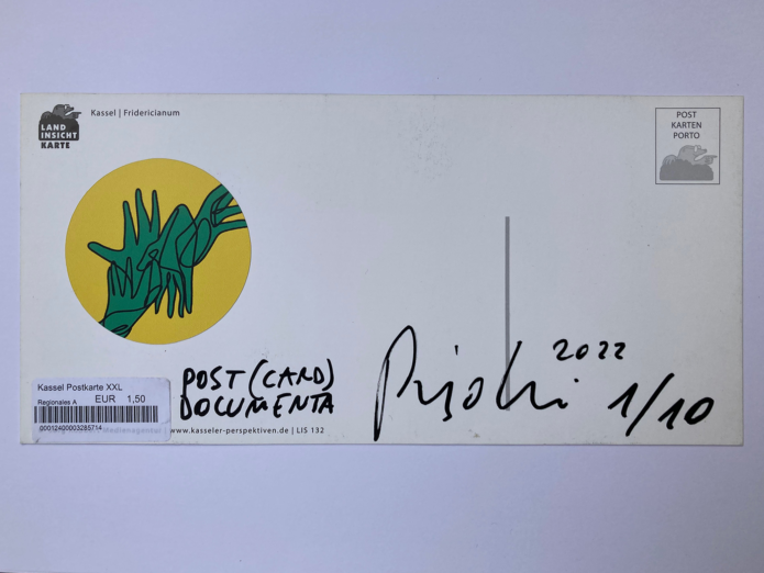 Dan Perjovschi Post Card Documenta 01 02 documenta15 ruangrupa contemporary art photo by feydrea vialista