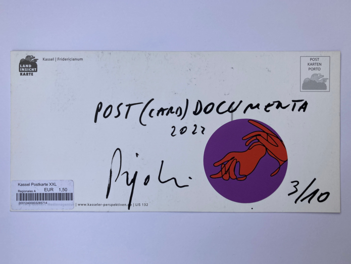 Dan Perjovschi Post Card Documenta 03 02 documenta15 ruangrupa contemporary art photo by feydrea vialista