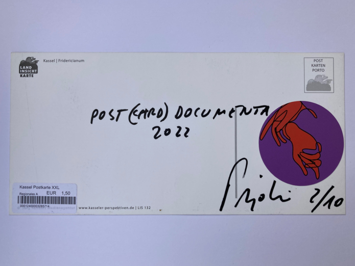 Dan Perjovschi Post Card Documenta 02 02 documenta15 ruangrupa contemporary art photo by feydrea vialista