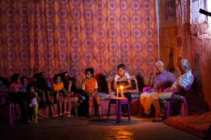 Qo F Abusal Shamber 6 House Candles and dried Battery lantern 2012 photo courtesy of the artist