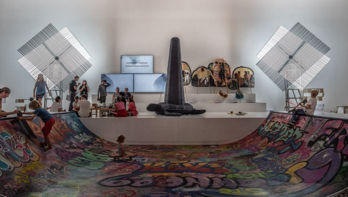 Baan noorg churning milk mini ramp 1 documenta fifteen thai collective skating