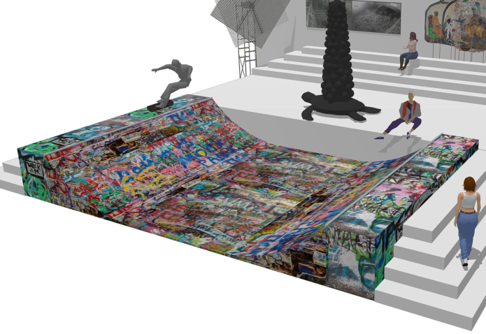 Baan noorg churning milk mini ramp 3 documenta fifteen thai collective skating