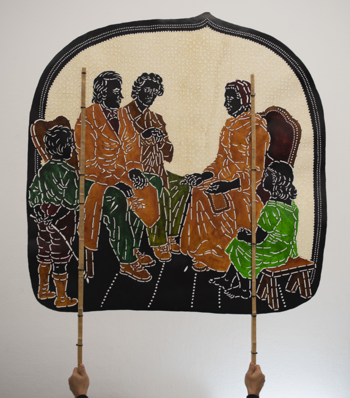 Baan noorg puppets The Brothers Grimm with Dorothy Parker ruangrupa documenta fifteen thai contemporary art cow skin