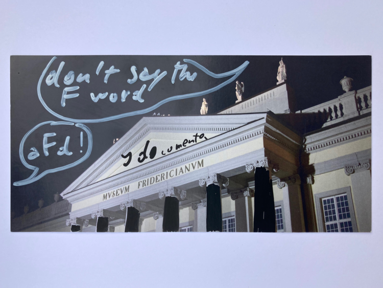 Dan Perjovschi Post Card Documenta 04 01 documenta15 ruangrupa contemporary art photo by feydrea vialista